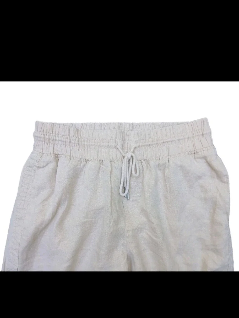 Quince 100% European Linen Wide-Leg Pants Driftwood Large Regular